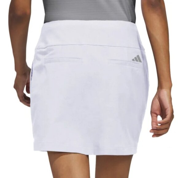 NWT adidas Women's Pull on Golf Skort, White - Picture 4 of 7